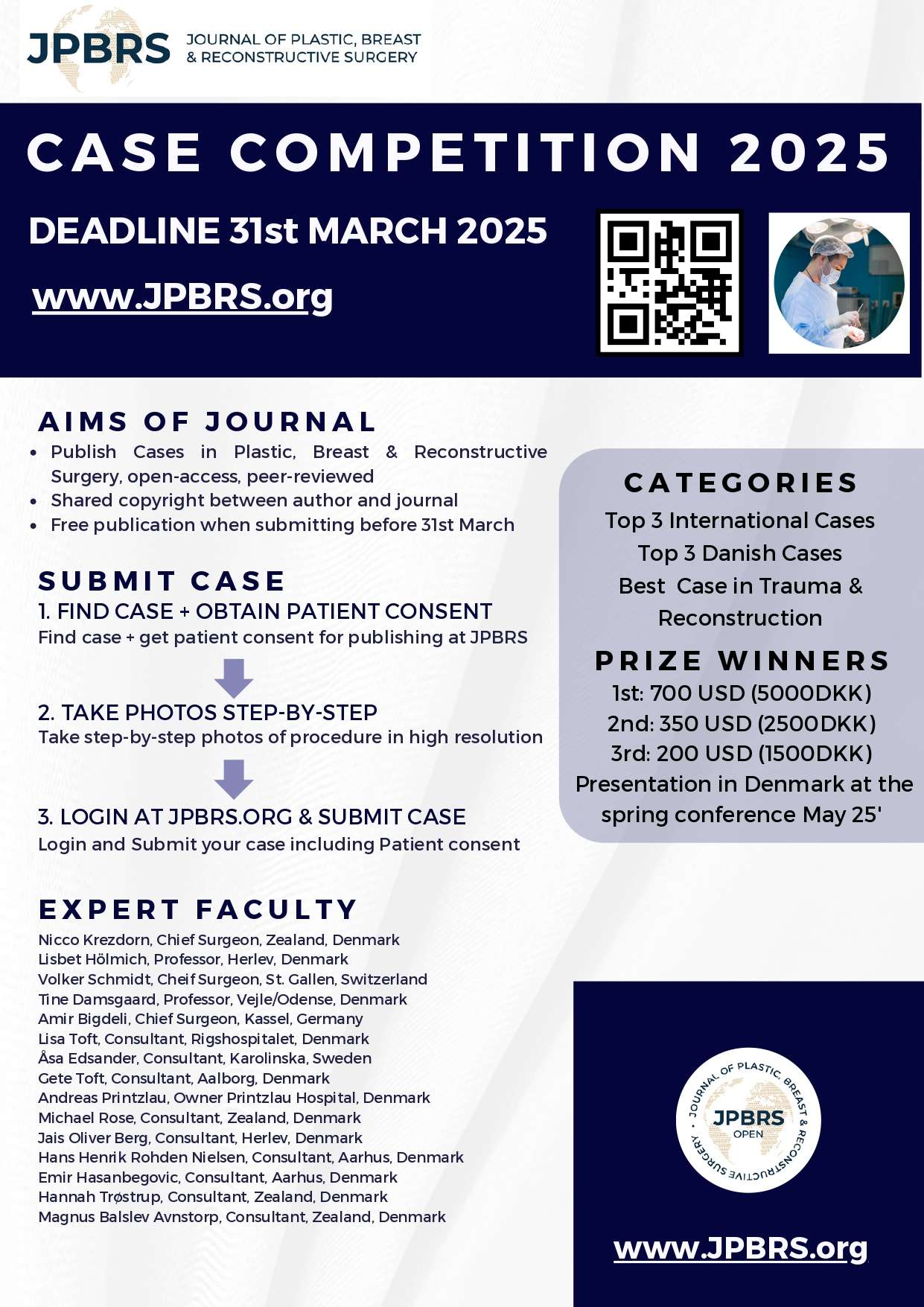 Case Competition 2025 announcement poster