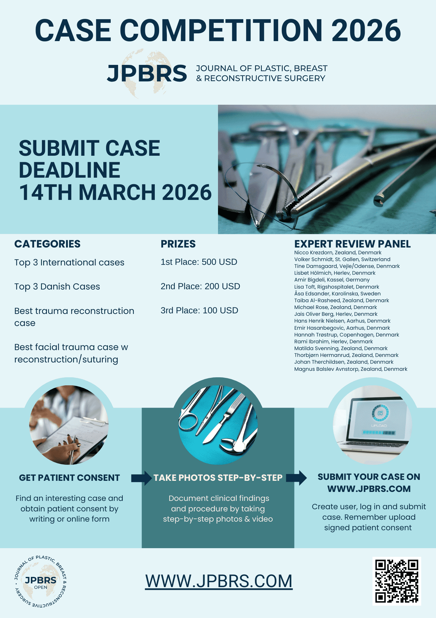 Case Competition 2026, submit by March 14, prizes available.